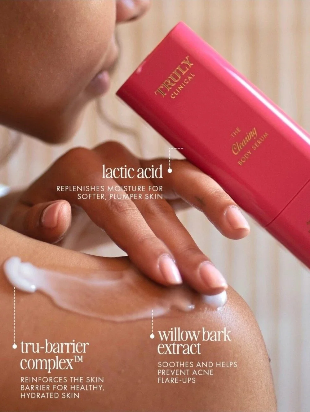 TRULY The Clearing Body SerumFor Body Acne 3.1oz $29